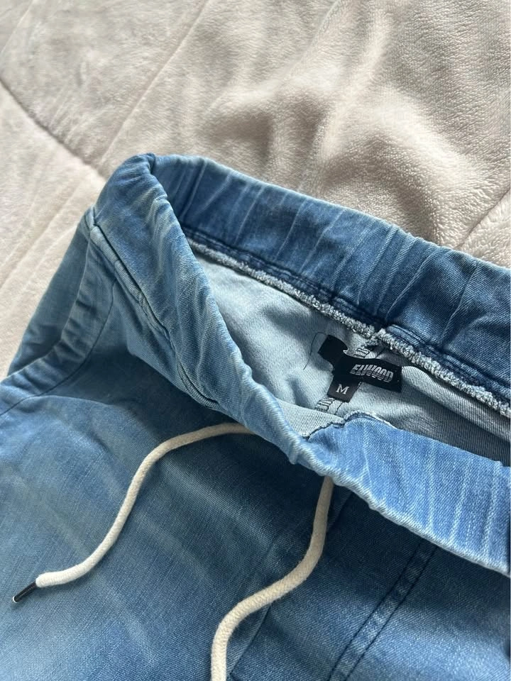 Elwood Distressed Denim Joggers M - photo 3
