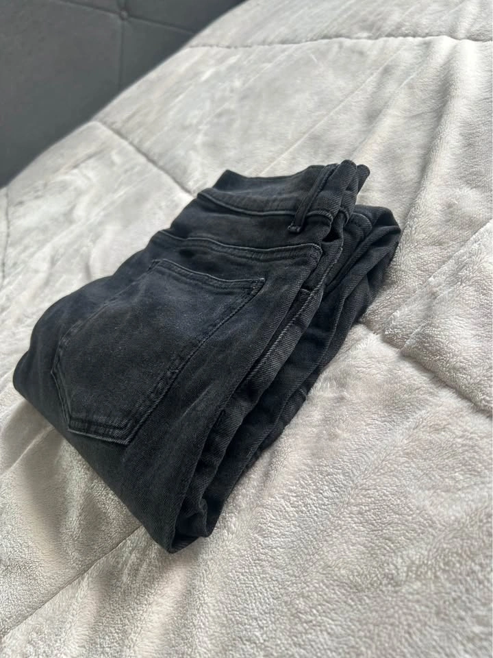 Zara Black Cargo Jeans USA 34 - photo 4