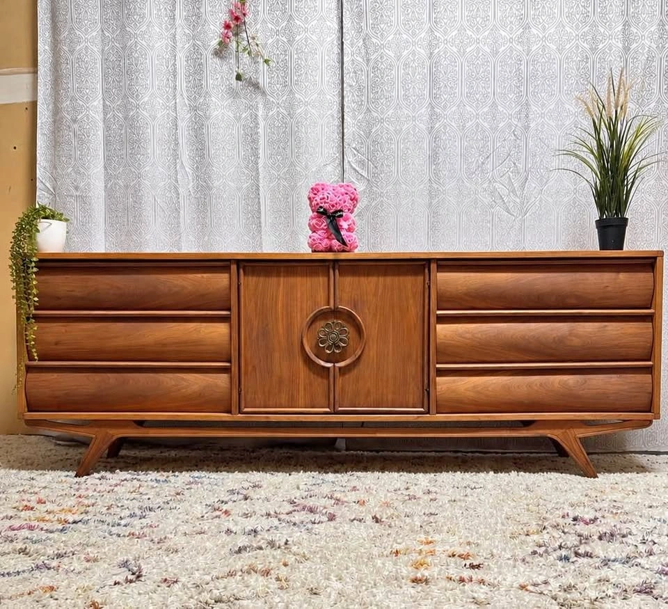 Mid Century Modern Credenza - Refinished