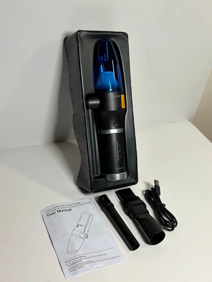 Koonie 3-in-1 Cordless Air Duster, Vacuum & Power Bank - photo 2