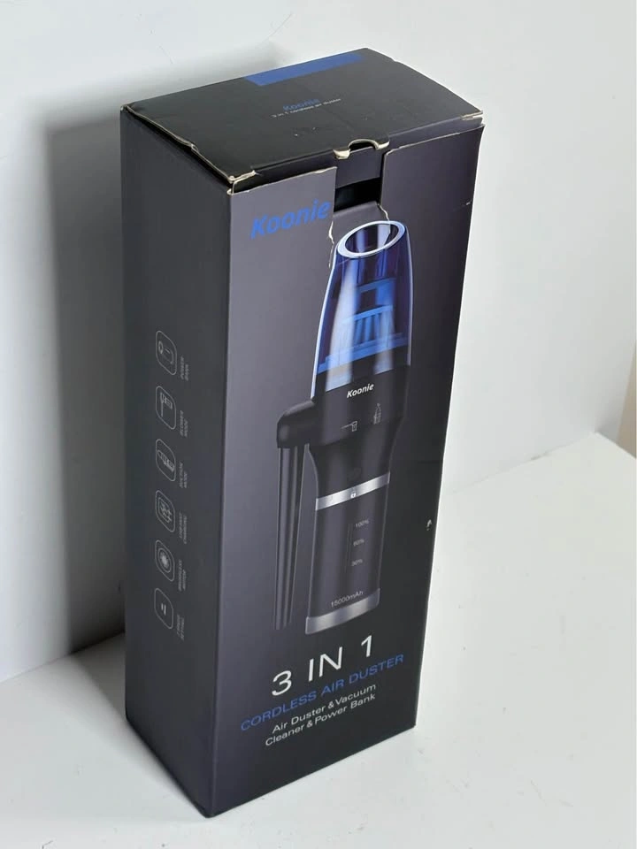 Koonie 3-in-1 Cordless Air Duster, Vacuum & Power Bank - photo 5