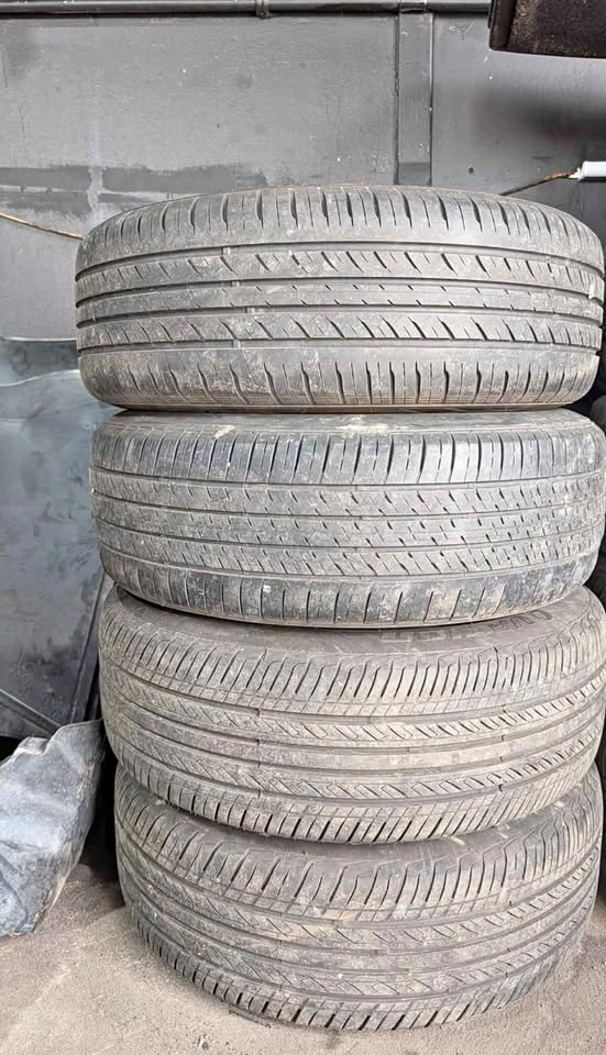 16" Summer Tires on Steelies - Set of 4