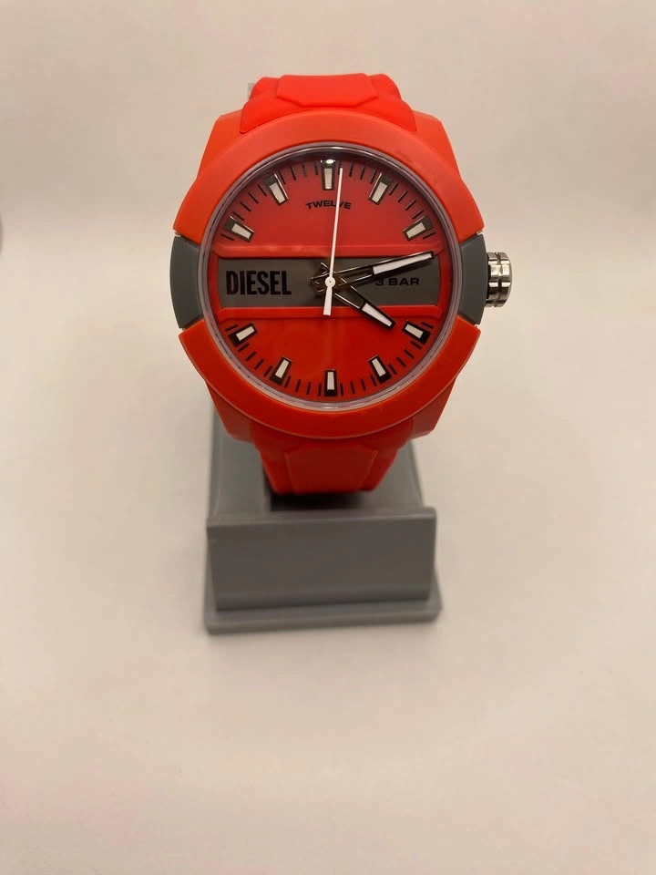 Diesel DZ7125 Men's Double Up Quartz Watch w/ Silicone Strap - photo 3