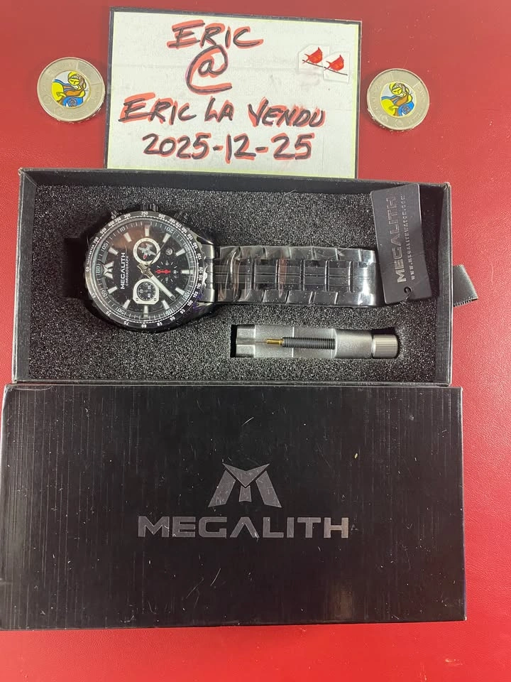 MEGALITH Men's Stainless Steel Watch - Brand New - photo 2