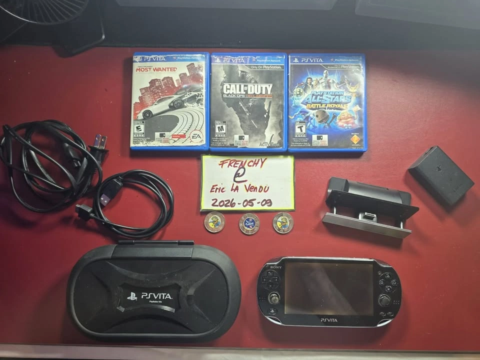 75$ PS Vita with Charger and 3 Games (Read Ad) - photo 4
