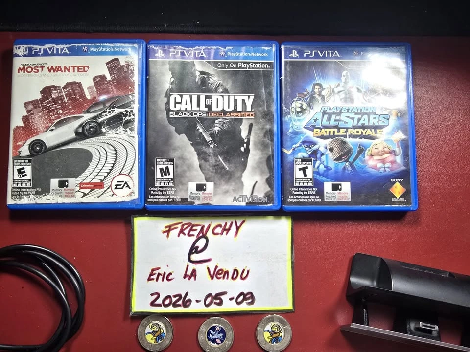 75$ PS Vita with Charger and 3 Games (Read Ad) - photo 5