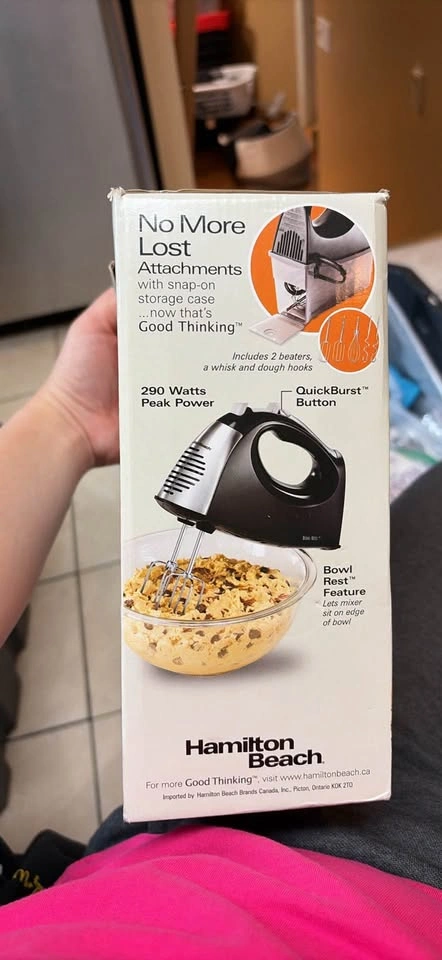 Hamilton Beach Hand Mixer 6 Speed 290W New in Box - photo 2
