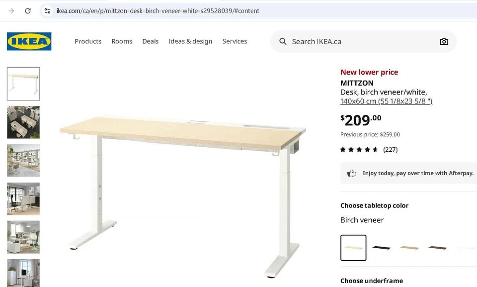 MITTZON DESK IKEA - photo 4