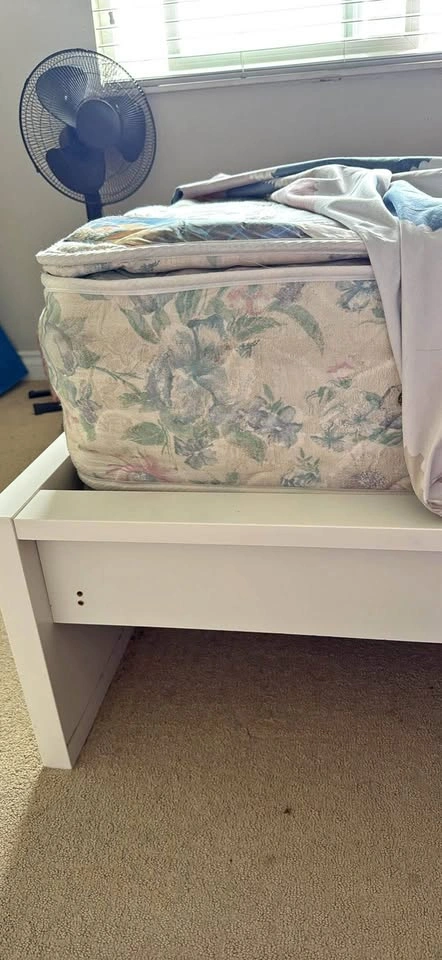 King Size Bed Frame with Mattress