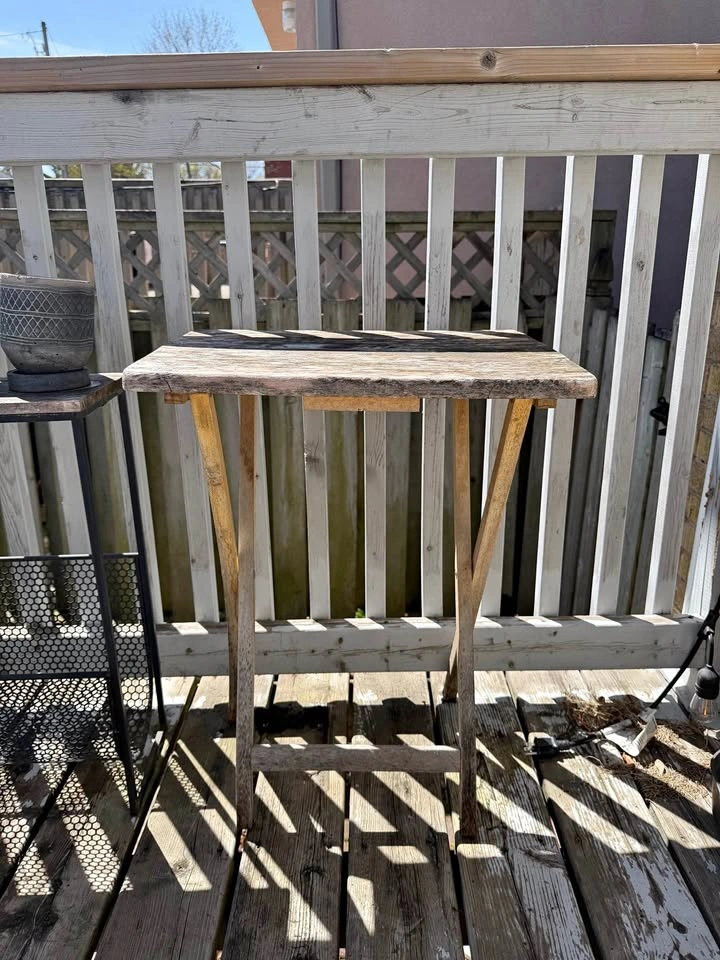 Wooden coffee table