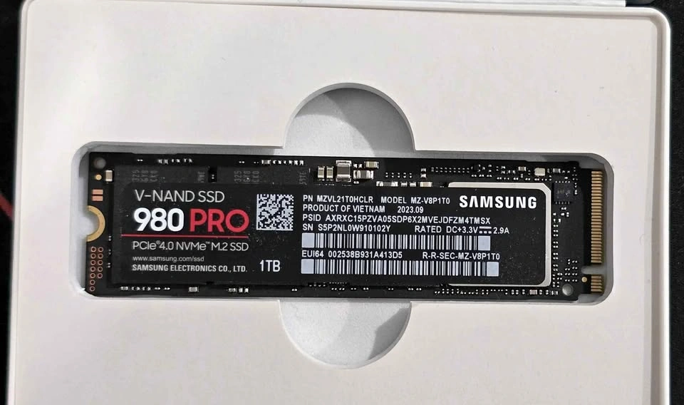 Samsung 1TB 980 Pro SSD