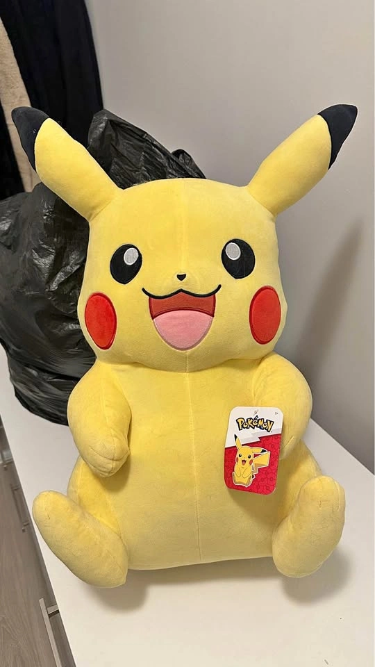 Big Pokémon Pikachu Plush Toy with Tag