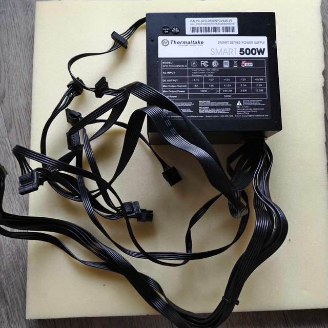 500W 80 PLUS Certified Computer Power Supply - photo 2