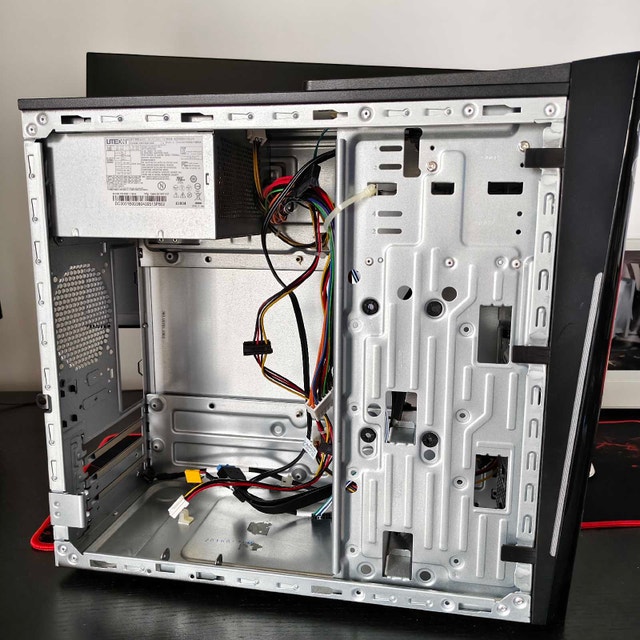 Black Computer PC Case with 300W Power Supply - photo 5