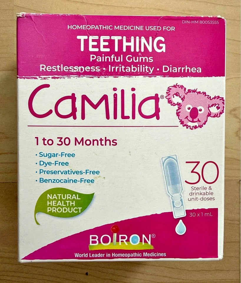 New Boiron Camilia Teething Relief (30 Pack) – Exp 2028