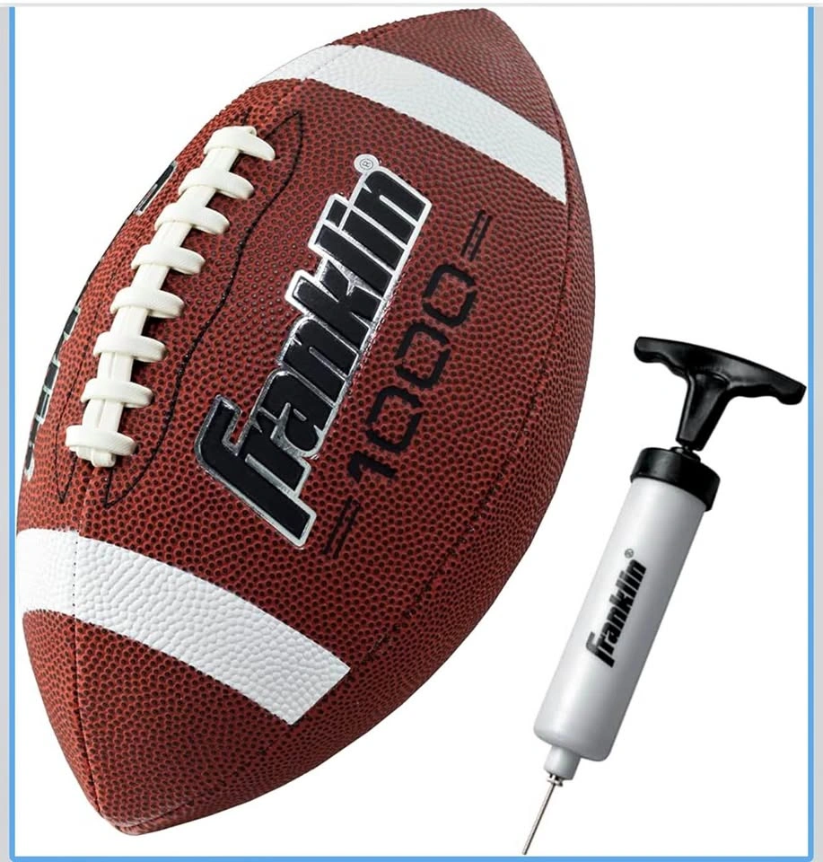 New Franklin Grip-Rite Junior Football with Pump (No Box)