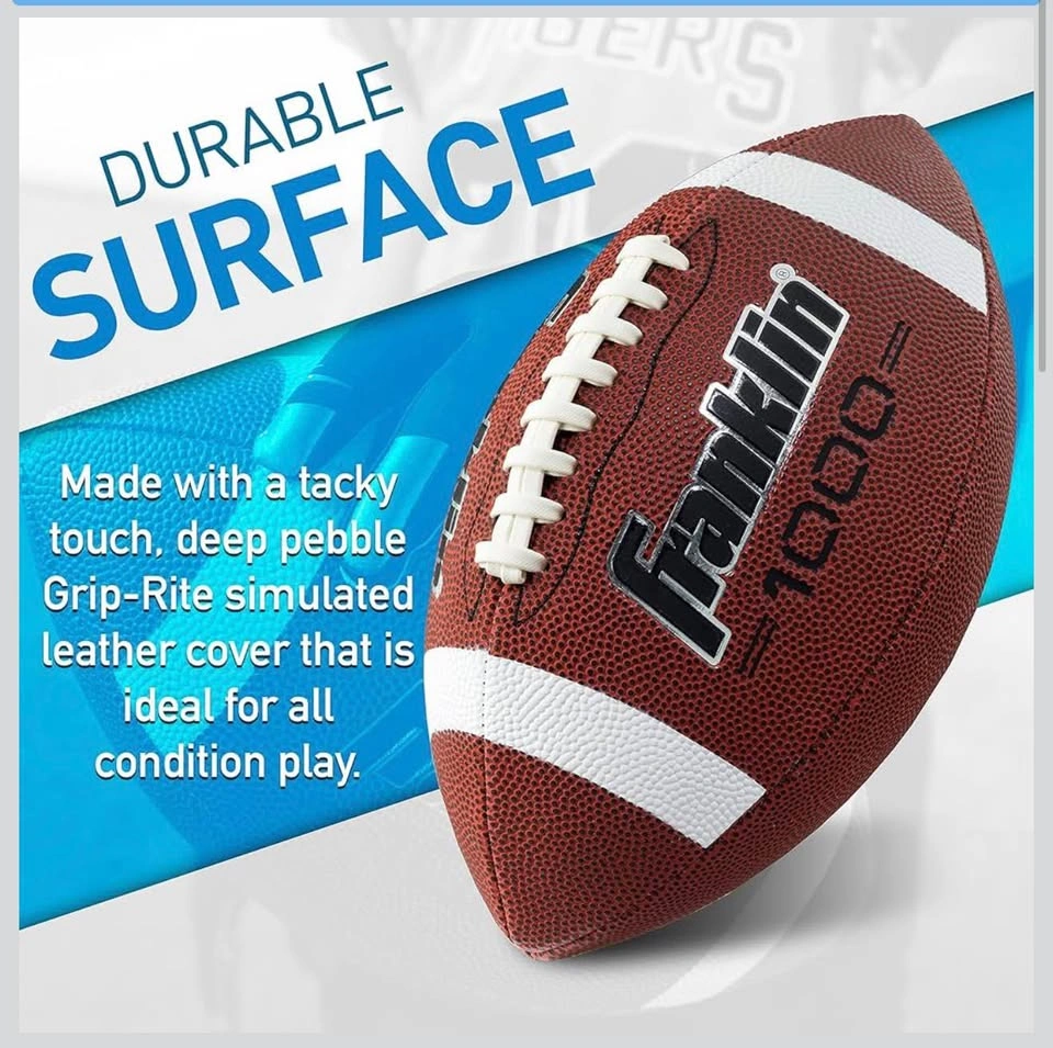 New Franklin Grip-Rite Junior Football with Pump (No Box) - photo 2