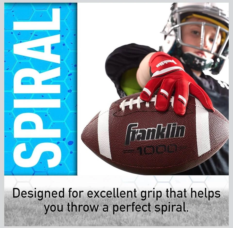 New Franklin Grip-Rite Junior Football with Pump (No Box) - photo 5