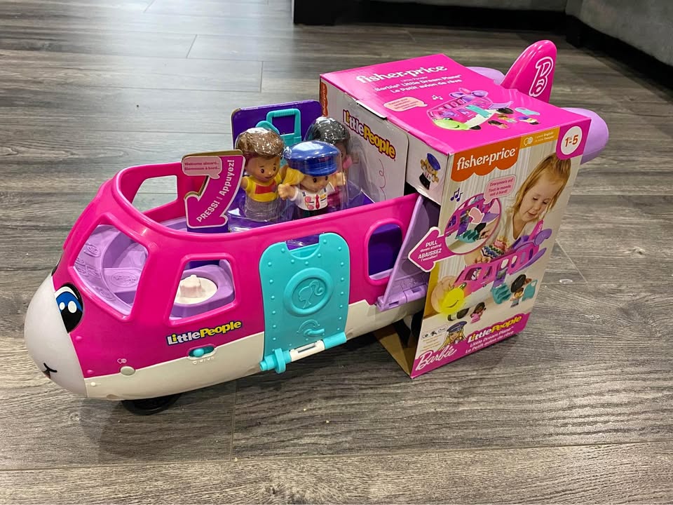 Fisher Price Little People Barbie Toy Airplane
