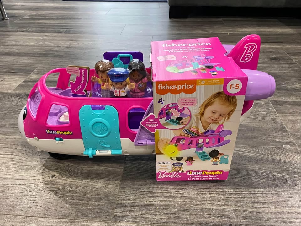 Fisher Price Little People Barbie Toy Airplane - photo 2