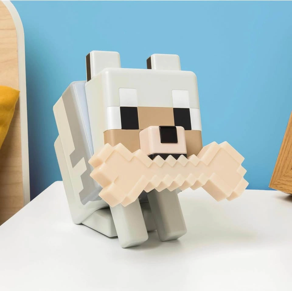 Minecraft Wolf GloBuddies 3D Color Changing Light - photo 2
