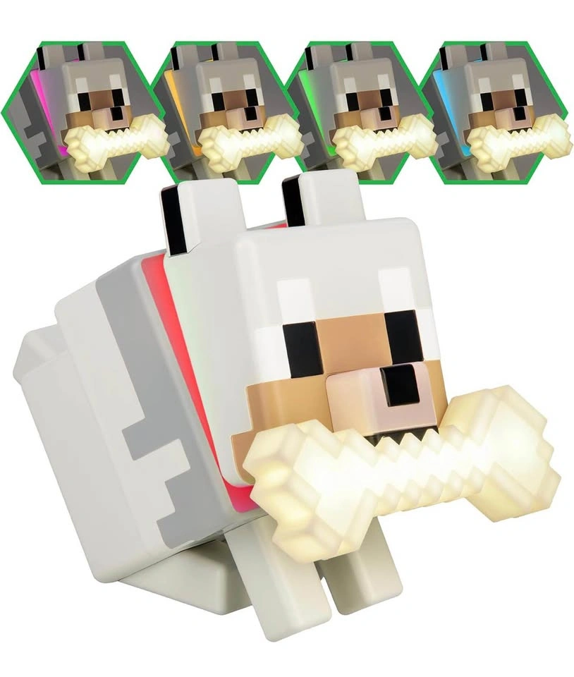 Minecraft Wolf GloBuddies 3D Color Changing Light - photo 3