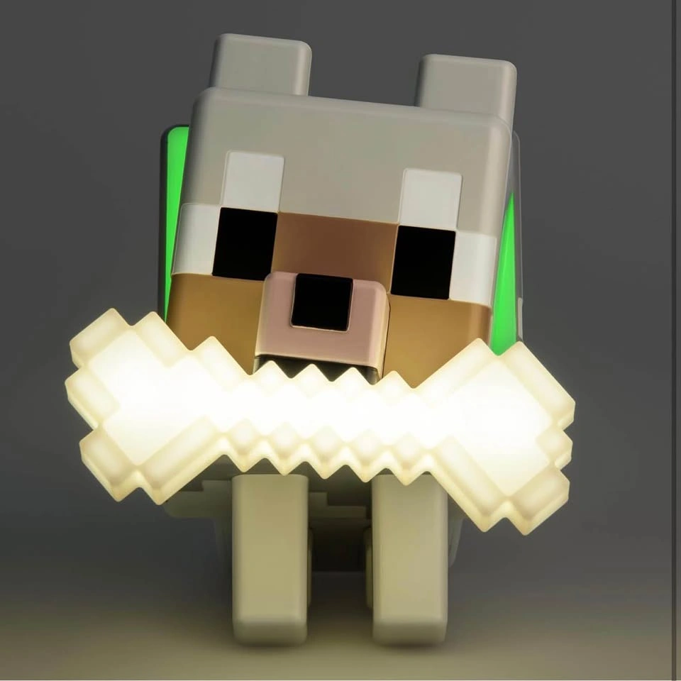 Minecraft Wolf GloBuddies 3D Color Changing Light - photo 5