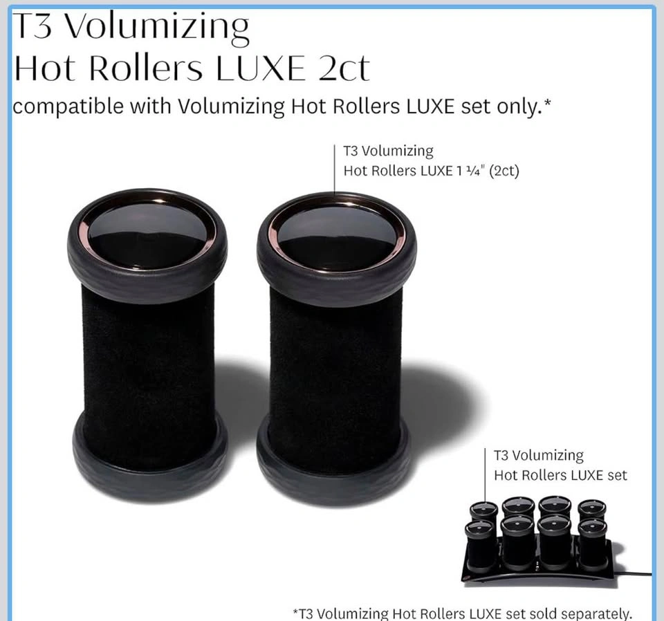 Brand New T3 Volumizing Hot Rollers Luxe – 2 Pack Expansion - photo 2