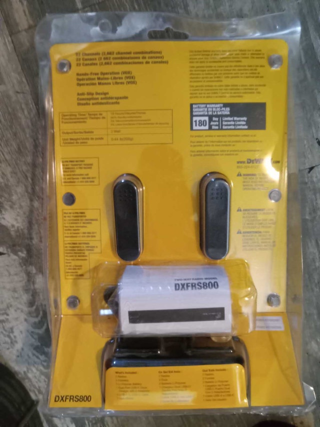 Brand New Heavy Duty Dewalt Walkie Talkie Set - photo 2