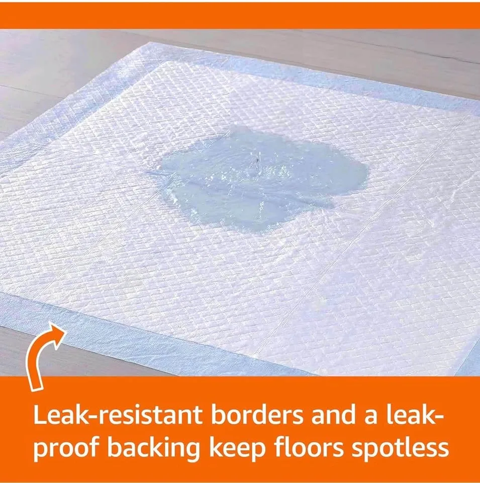 NEW Amazon Basics Pet Training Pee Pads – 100 Count - photo 3