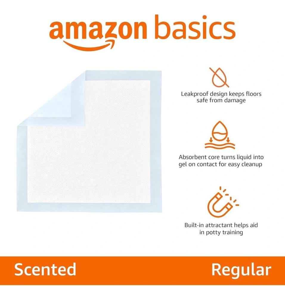 NEW Amazon Basics Pet Training Pee Pads – 100 Count - photo 4