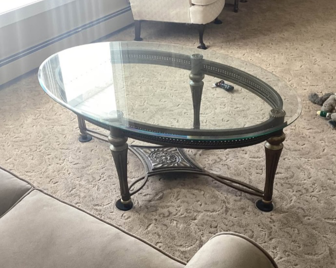 Glass topped tables - photo 2