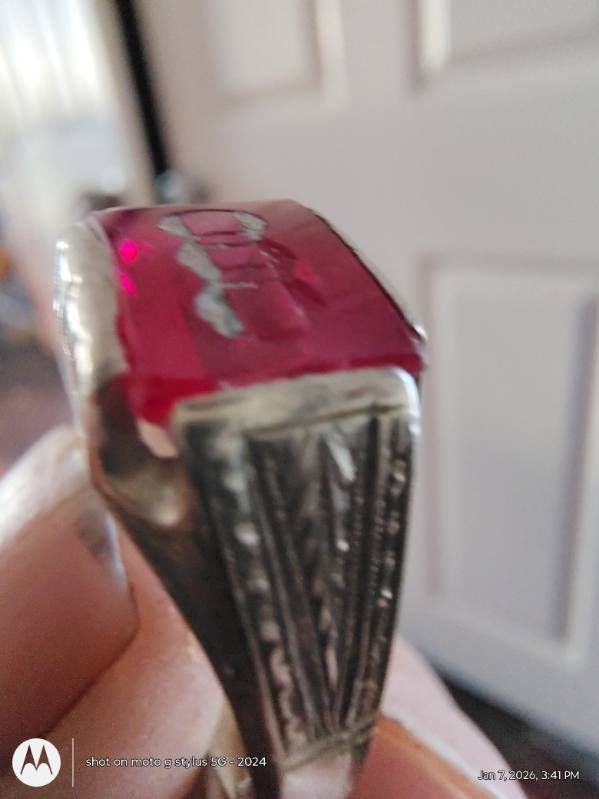Gold Red Ruby Ring - photo 2