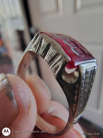 Gold Red Ruby Ring - photo 4