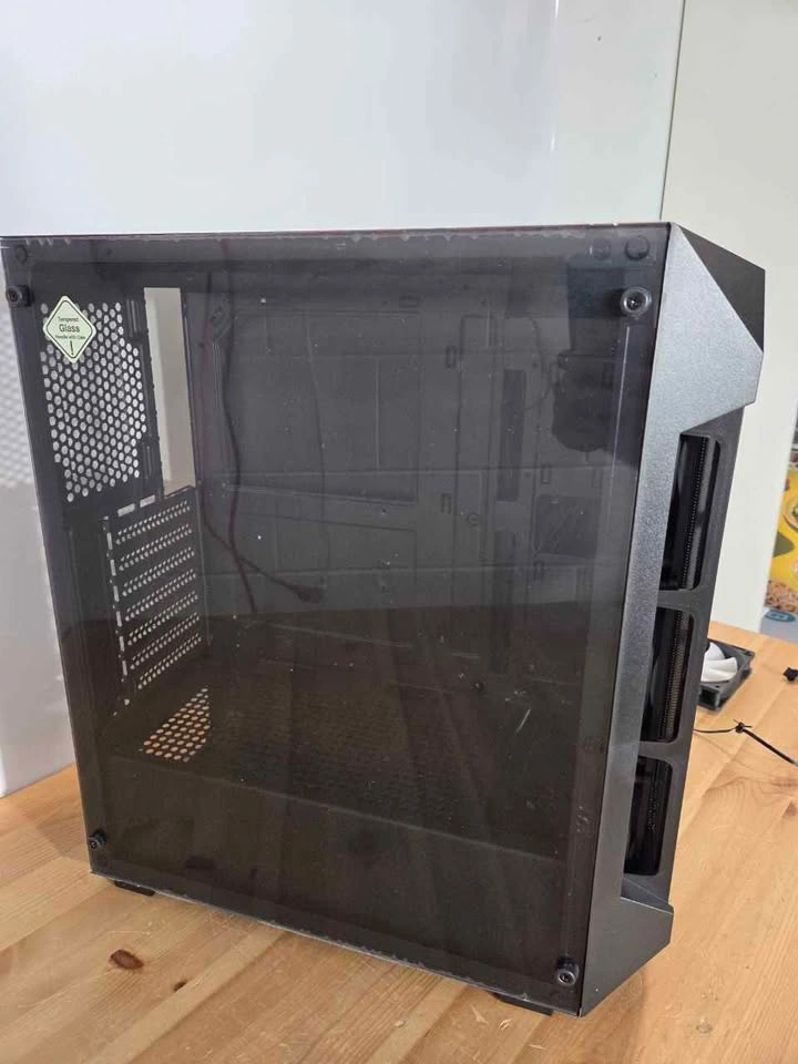Gaming PC Case White ARGB Tempered Glass ATX, New - photo 3