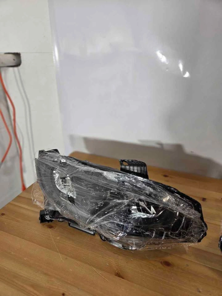 ACANII Honda Civic Projector Headlights Black Housing New - photo 4