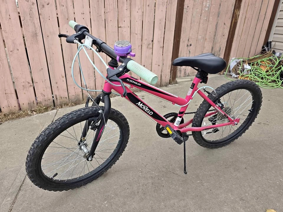 20" Pink Kid's Bike Algonquin Movela