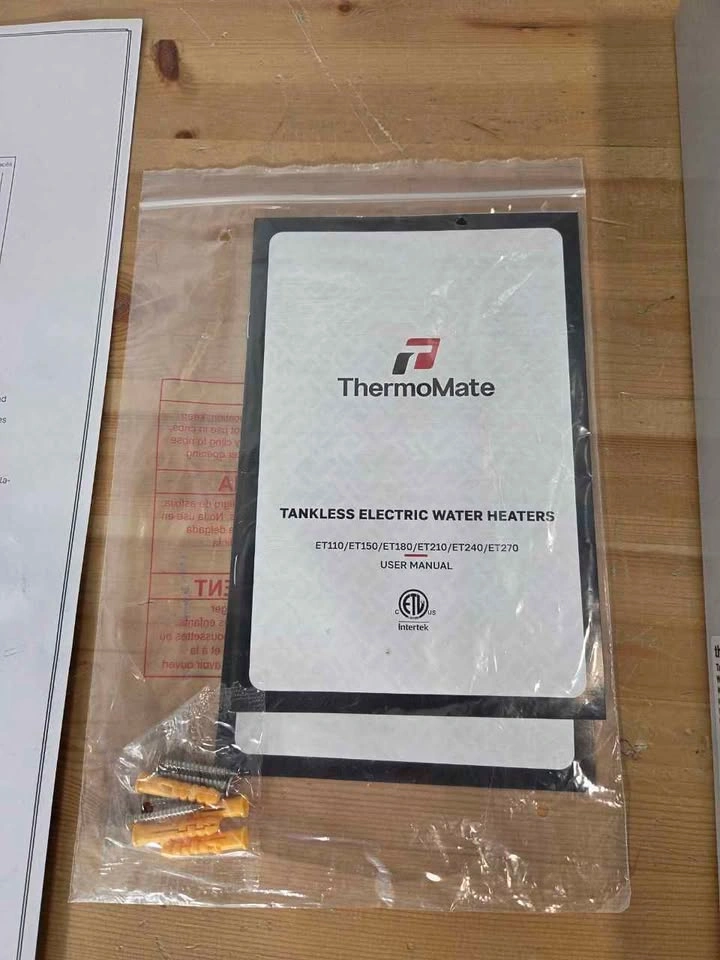 Tankless Electric Water Heater 11kW Instant Hot Water, New - photo 5