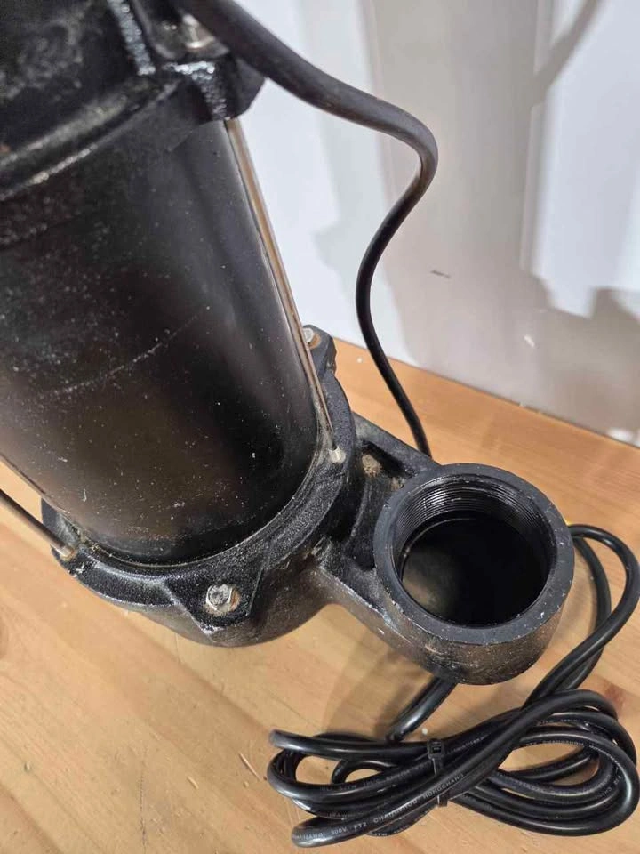 Sewage Effluent Pump 3/4HP Submersible Cast Iron Automatic - photo 4