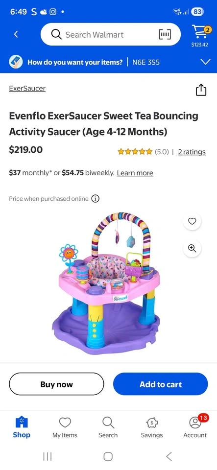 Evenflo ExerSaucer Triple Fun Activity Saucer