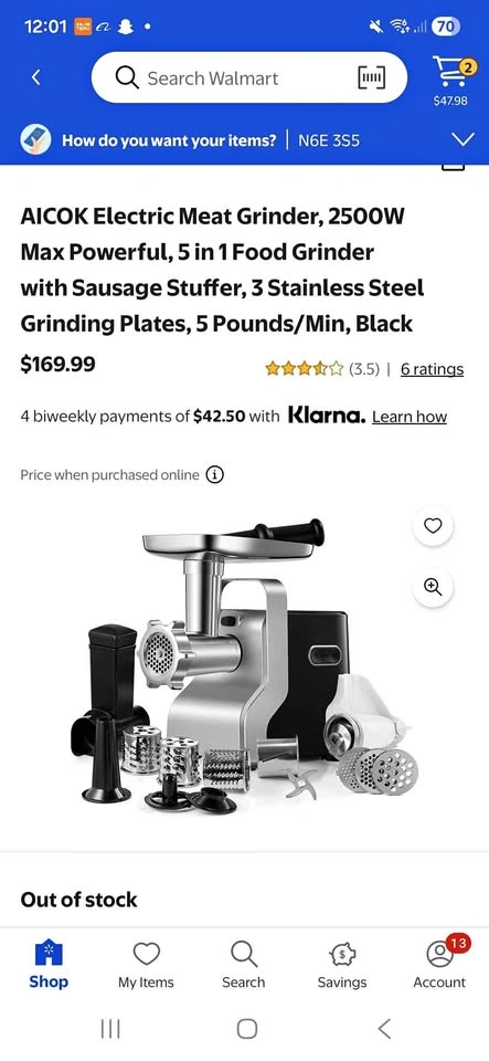 Electric Meat Grinder