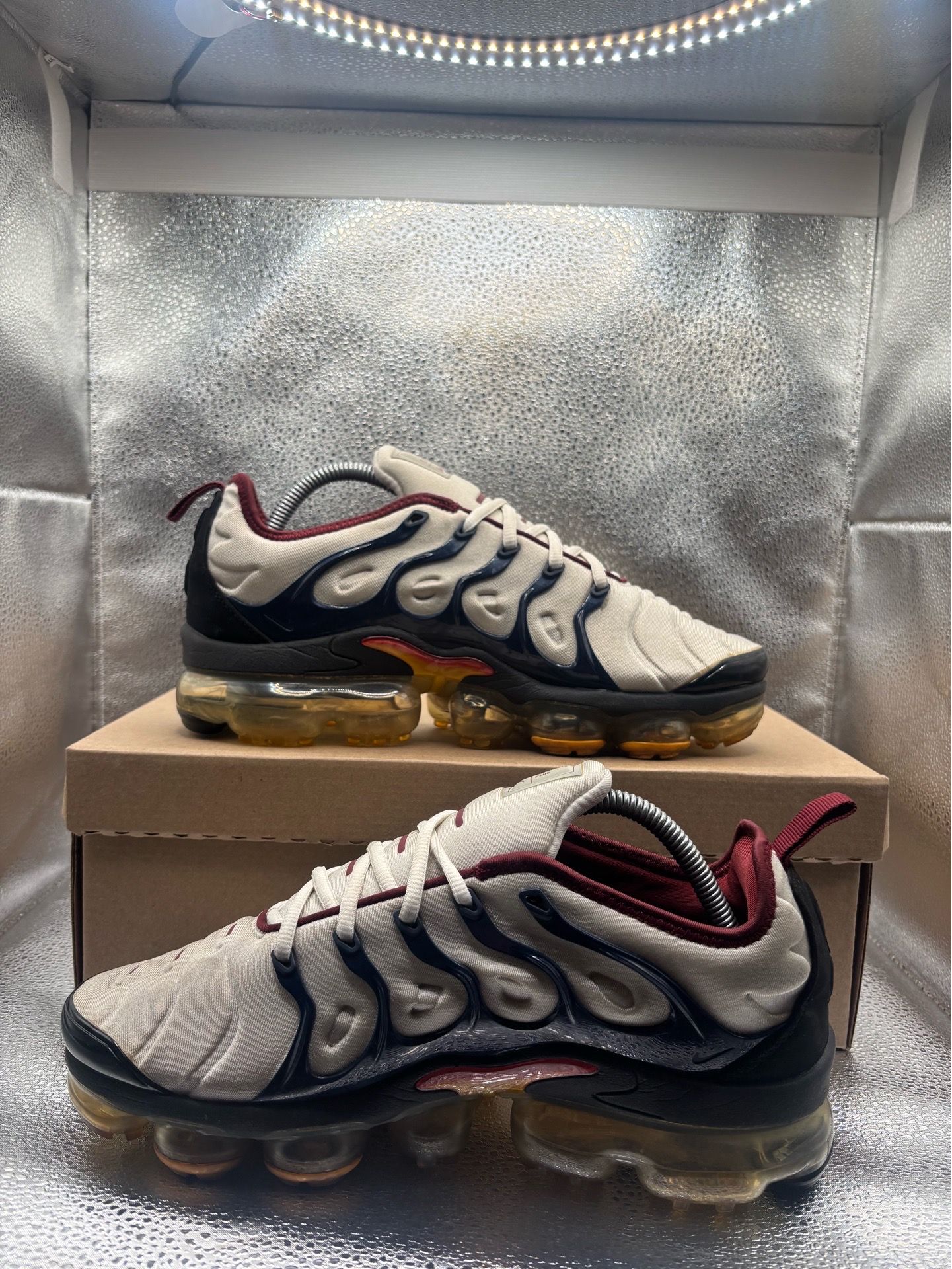 Nike Air Vapormax Plus Platinum Midnight Navy - photo 5