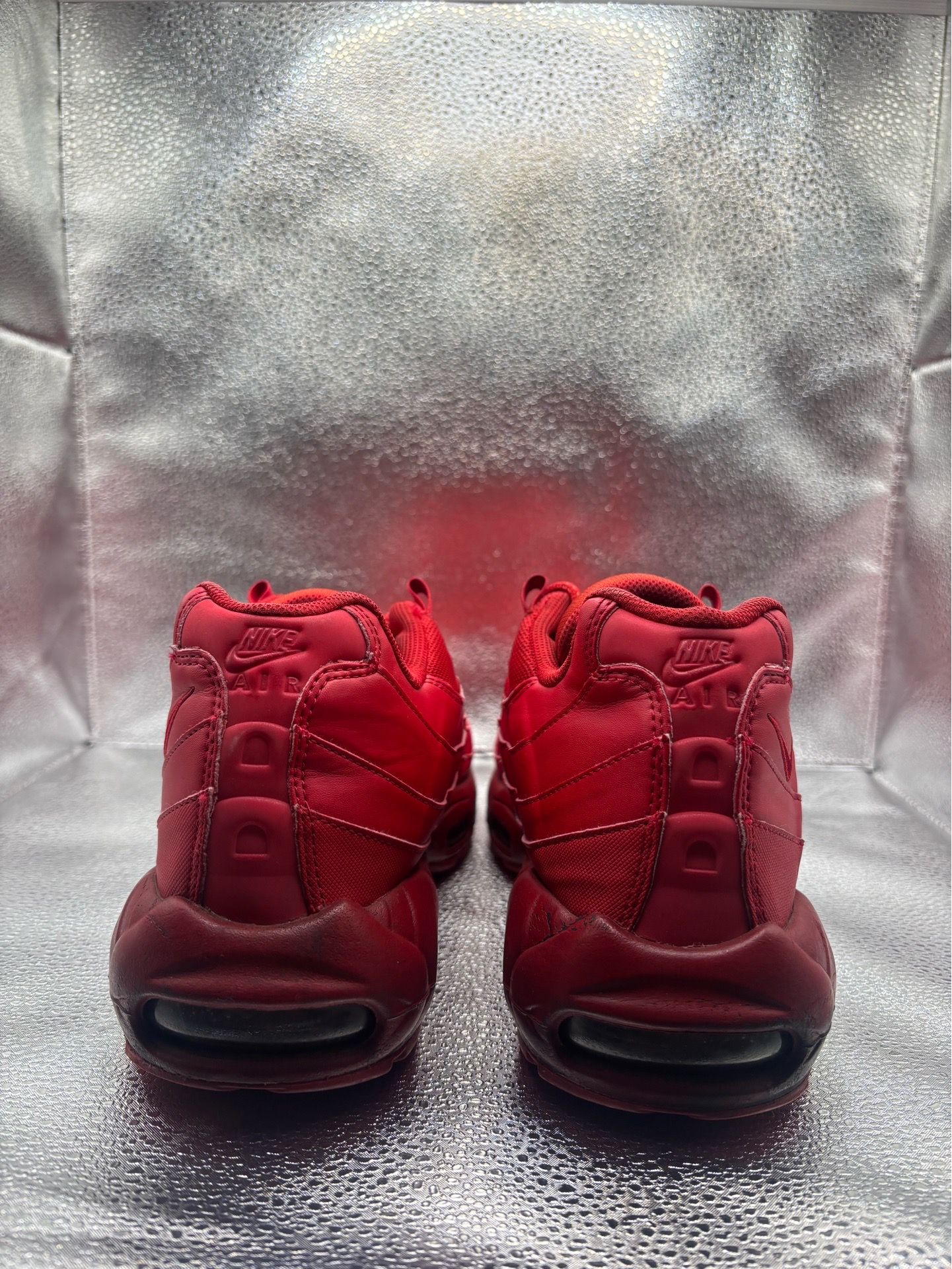 Nike Air Max 95 Triple Red - Men's Size 13 - photo 4