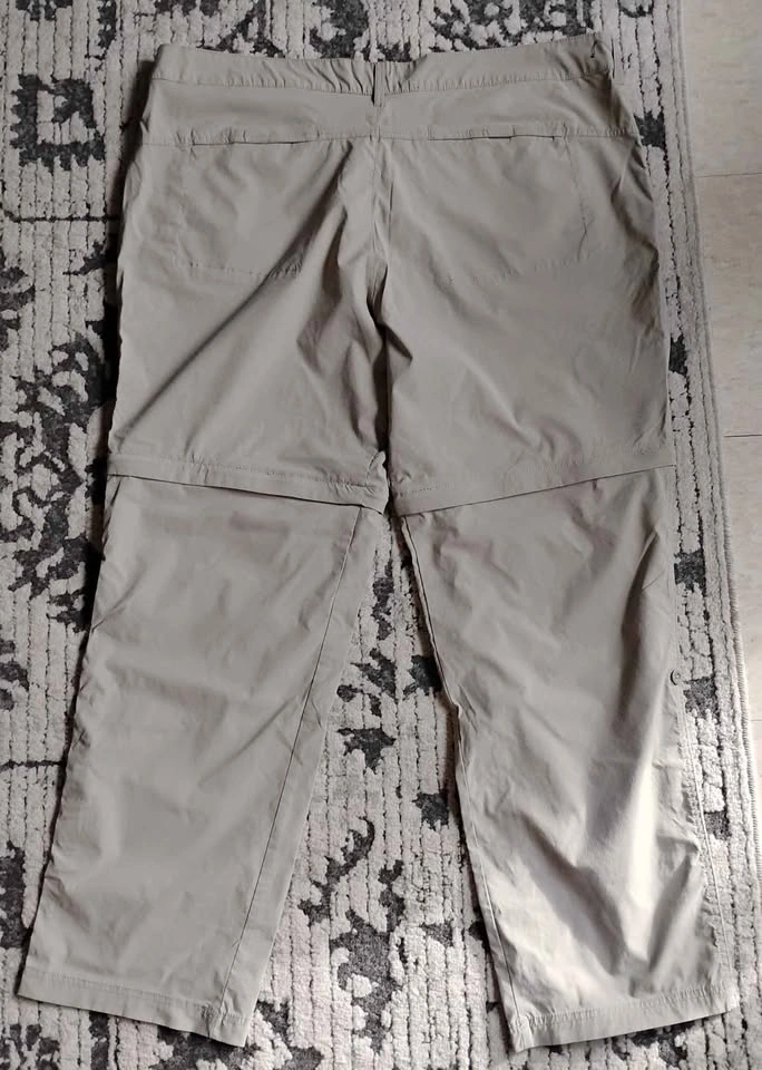 Plus Size Ladies Convertible Beige/Gray Pants - photo 2