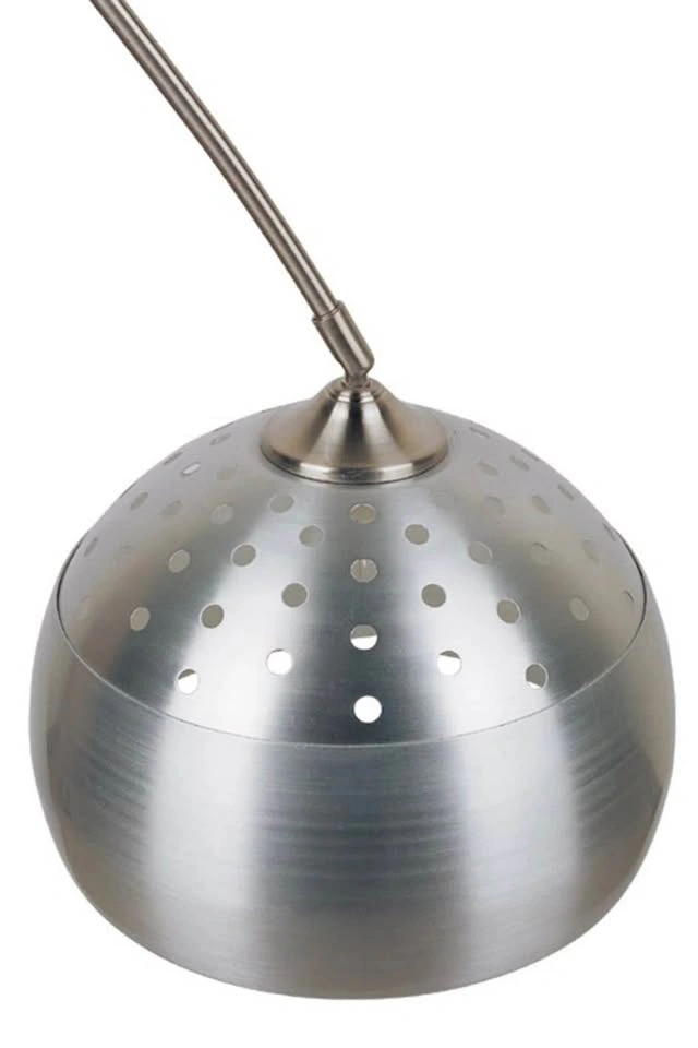 Brush Steel Arched Floor Lamp - photo 4
