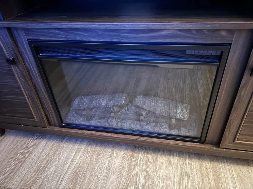 Fireplace TV Stand with Built-in Speakers - photo 2