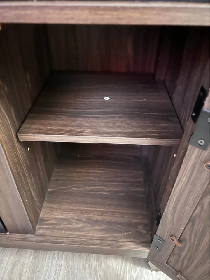 Fireplace TV Stand with Built-in Speakers - photo 3
