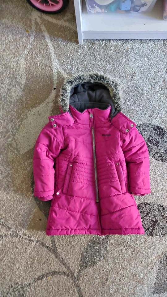 OshKosh kids pink winter coat