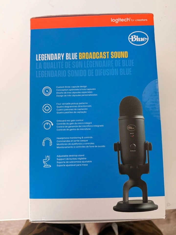 Logitech Blue Yeti USB Microphone (Brand New Unopened) - photo 3