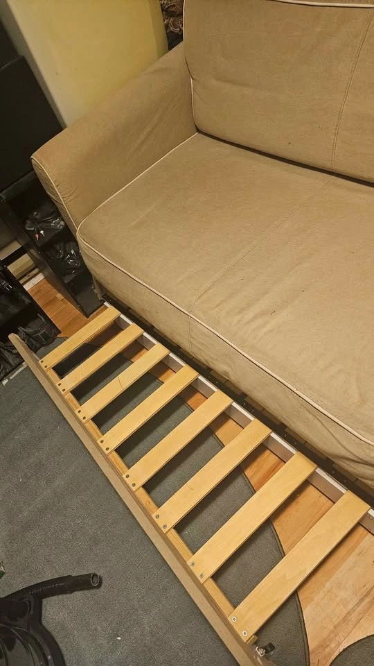 Beige Sofa Bed - photo 3